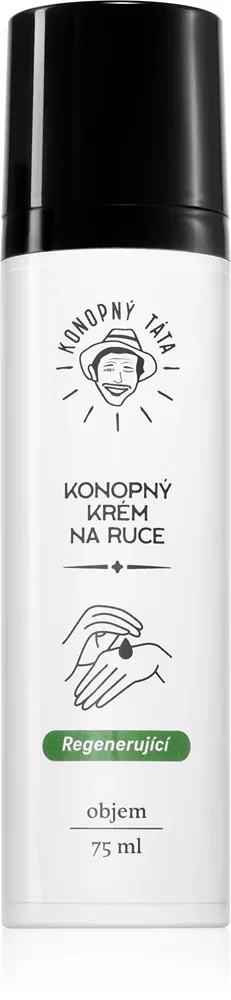 Konopný táta Hand Cream - Крем для рук Konopny tata Hand Cream увлажняющий, для всех типов кожи, 75 мл, 75 мл