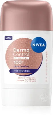 Антиперспирант NIVEA Derma Control Clinical Ultra Comfort длительная защита, не раздражает кожу, 50 мл