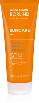 ANNEMARIE BÖRLIND SUNCARE - Солнцезащитный флюид Annemarie Borlind Suncare водостойкий, защита от UVA и UVB, 200 мл SPF 30, 200 мл