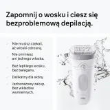 Эпилятор Braun Silk-epil 7 7-060 с 40 пинцетами MicroGrip, для сухой и влажной эпиляции, 1 шт — фото 6