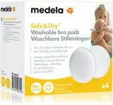 Вкладыши для бюстгальтера Medela Washable Bra Pads многоразовые, 4 шт — фото 1