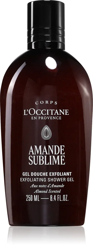 Гель для душа L’Occitane Amande Sublime Exfoliating Shower Gel отшелушивающий, с частицами, 250 мл