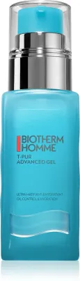 Гель для лица Biotherm Homme T-Pur Advanced Gel мужской, матирующий, увлажняющий, 50 мл