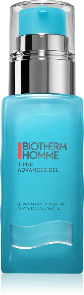 Гель для лица Biotherm Homme T-Pur Advanced Gel мужской, матирующий, увлажняющий, 50 мл