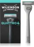 Станок для бритья Wilkinson Sword Quattro мужской, с подвижной головкой, 1 шт — фото 1