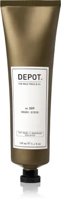 Скраб для бороды DEPOT 500 BEARD MOUSTACHE SPECIFICS NO. 509 BEARD SCRUB увлажняющий, не склеивает бороду, 150 мл
