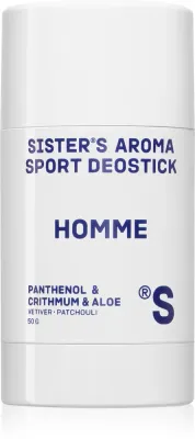Дезодорант-стик Sister's Aroma Homme Sport Deostick с пантенолом, для мужчин, 50 г