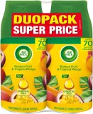 Освежитель воздуха Air Wick Freshmatic Passion Fruit Tropical Mango фруктовый, цитрусовый, 2 шт. по 250 мл z zapachem DUO — фото 1