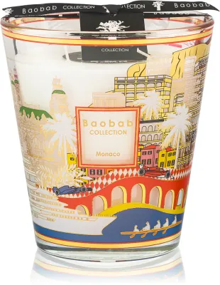 Свеча ароматическая Baobab Collection Monaco цитрусовая, с четырьмя фитилями, 1000 г