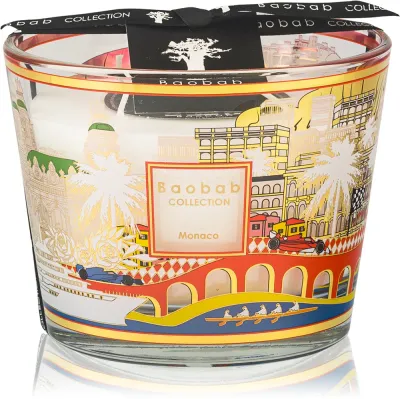 Свеча ароматическая Baobab Collection Monaco цитрусовая, с четырьмя фитилями, 500 г