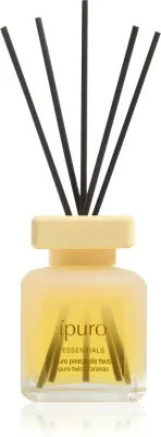 Ароматический диффузор с наполнителем ipuro Essentials Garden Party Pineapple Twist с фруктовым ароматом, с палочками, 100 мл