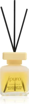 Ароматический диффузор с наполнителем ipuro Essentials Garden Party Pineapple Twist с фруктовым ароматом, с палочками, 50 мл