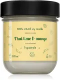 Свеча ароматическая Tropicandle Thai Lime Mango соевая, ручная работа, 170 мл — фото 1