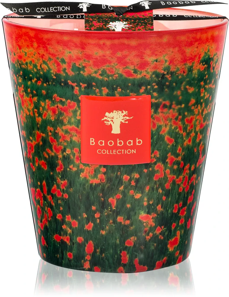 Свеча ароматическая Baobab Collection Arty Flowers Poppies с хлопковым фитилём