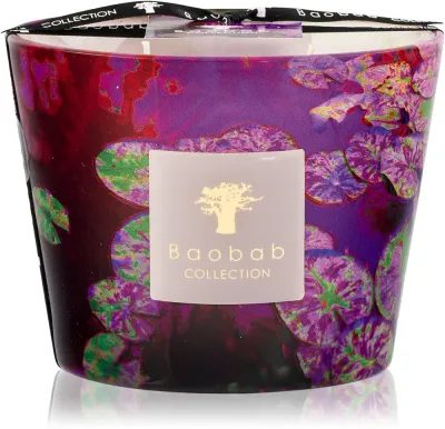 Свеча ароматическая Baobab Collection Arty Flowers Water Lily цветочная, ручная работа, 500 г