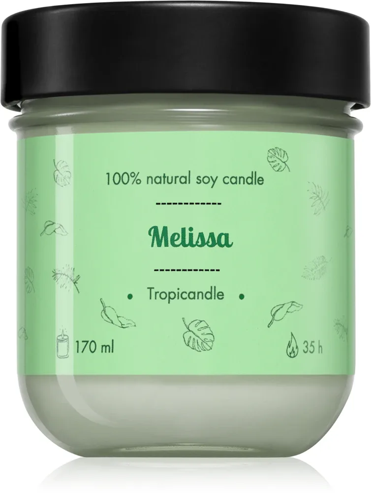 Свеча ароматическая Tropicandle Melissa, соевый воск, 170 мл