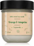Свеча ароматическая Tropicandle Orange Tangerine, летний аромат, 170 мл — фото 1