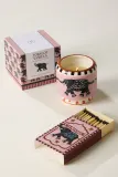 Свеча ароматическая Paddywax A Dopo Tobacco Vanilla, с соевым воском, согревающий осенне-зимний аромат, 226 г — фото 2