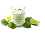 Свеча ароматическая Tropicandle Lime, Basil Mandarin, цитрусовый аромат, 170 мл — фото 2