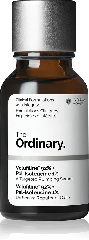 Сыворотка для лица The Ordinary Volufiline 92% + Pal-Isoleucine 1% локального действия, для объёма скул, 15 мл