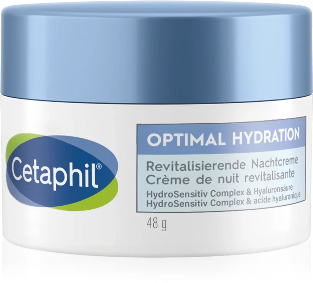 Крем для лица Cetaphil Optimal Hydration Replenishing Night Cream ночной, для чувствительной кожи, 48 г