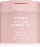 Очищающие пэды для лица House of Hur Clearing Skin Prep Essence Pad с кислотами AHA и BHA, отшелушивающие, 140 мл — фото 1