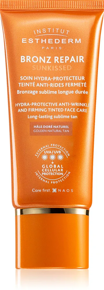 Тонирующий крем для лица Institut Esthederm Bronz Repair Sunkissed солнцезащитный, с SPF, 50 мл