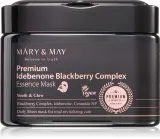 Mary&May Premium Idebenone Blackberry Complex Essence Mask - Тканевая маска для лица Mary May Premium Idebenone Blackberry Complex Essence Mask с чайным деревом и гиалуроновой кислотой, 20 шт duże opakowanie, 20 шт — фото 1