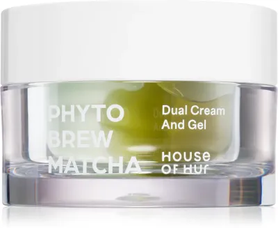 Крем-гель для лица House of Hur Phyto Brew Matcha Dual Cream And Gel увлажняющий, с ниацинамидом, 50 мл