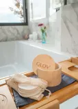 Набор для снятия макияжа GLOV Bambooleo Set многоразовые диски, мешочек и подставка, 9 шт — фото 2