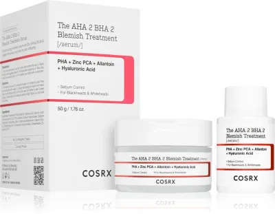 Сыворотка для лица Cosrx The AHA 2 BHA 2 Blemish Treatment Serum точечная, против несовершенств, 50 г