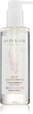 Mary&May Rice Glutathione LHA Cleansing Oil - Гидрофильное масло для снятия макияжа Mary May Rice Glutathione LHA Cleansing Oil, для чувствительной кожи, 200 мл, 200 мл