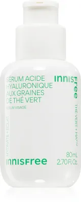Сыворотка для лица innisfree Green Tea Seed Hyaluronic Serum увлажняющая, с зелёным чаем, 80 мл