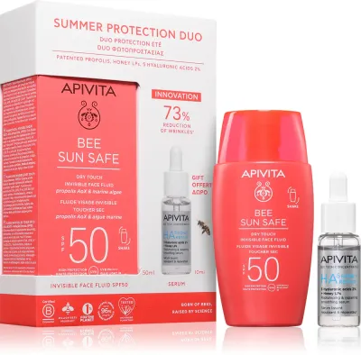 Набор для ухода за лицом Apivita Bee Sun Safe Summer Protection Duo солнцезащитный, подарочный, 1 шт
