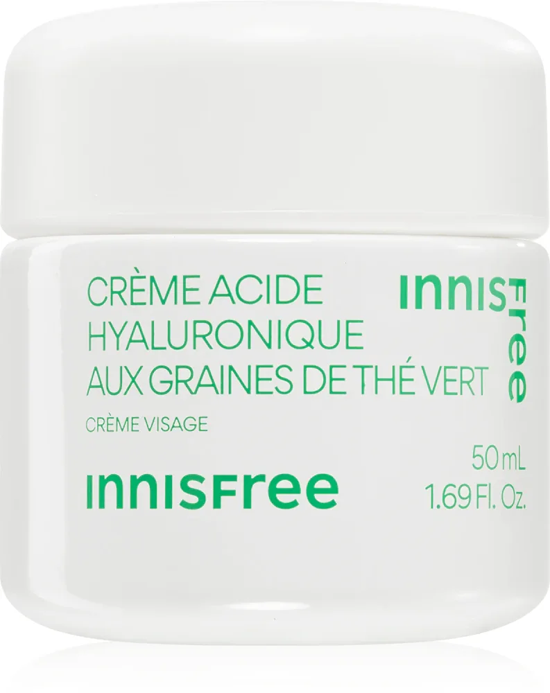 Крем для лица innisfree Green Tea Seed Hyaluronic Cream увлажняющий, для чувствительной кожи, 50 мл