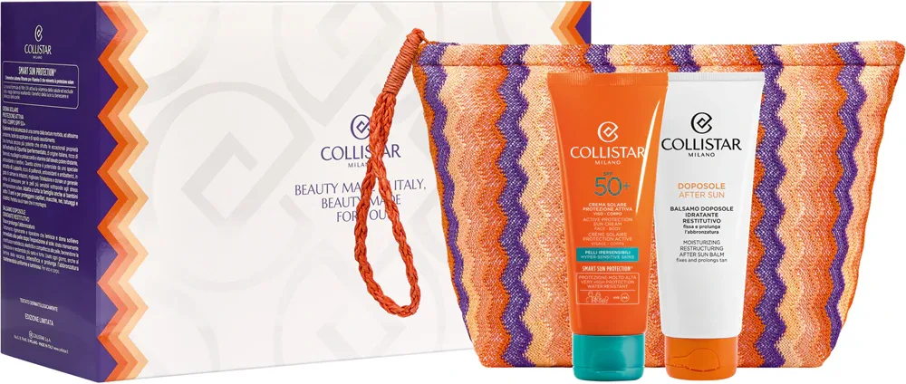 Набор солнцезащитный Collistar Sun Set: крем для загара SPF 50+ 100 мл и крем после загара 100 мл