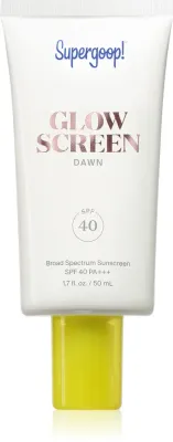 Крем солнцезащитный для лица Supergoop! Glowscreen, увлажняющий, маскирует несовершенства, 50 мл