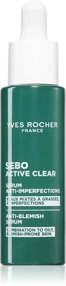 Yves Rocher Sebo Active Clear - Сыворотка для лица Sebo Active Clear против несовершенств, 30 мл, 30 мл