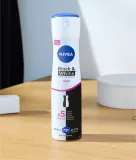 Антиперспирант-спрей NIVEA Black White Invisible Clear для женщин, без следов на одежде, 2х200 мл — фото 6