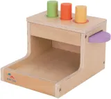 Деревянная развивающая игрушка 2Kids Toys Falling Pegs для моторики, разноцветная, 1 шт 12m+ — фото 1