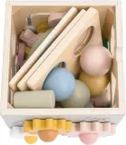 Развивающий куб 2Kids Toys Motor Activity Cube мультисенсорный, деревянный, 37 предметов 12m+, 37 шт — фото 2
