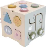 Развивающий куб 2Kids Toys Motor Activity Cube мультисенсорный, деревянный, 37 предметов 12m+, 37 шт — фото 3