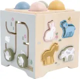 Развивающий куб 2Kids Toys Motor Activity Cube мультисенсорный, деревянный, 37 предметов 12m+, 37 шт — фото 6