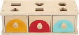 Сортер деревянный 2Kids Toys Shape Sorting Box развивающий, 10 шт 12m+ — фото 4