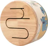 Деревянный барабан 2Kids Toys Wooden Drum Safari детский, с милым мотивом, 1 шт 18m+ — фото 4