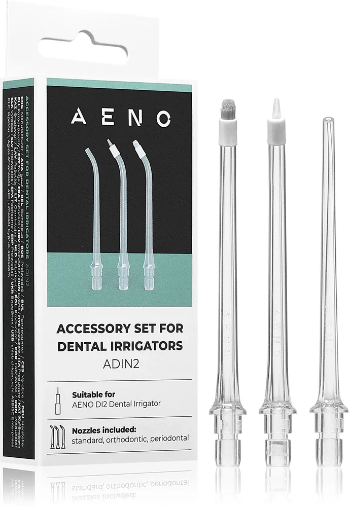 Аксессуар для ирригатора Aeno Accessory, для очищения межзубных промежутков, 3 шт
