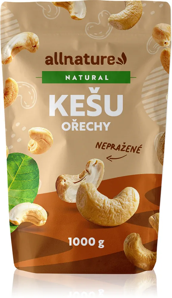 Орехи кешью Allnature натуральные, для перекуса и десертов