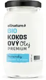 Масло кокосовое Allnature Olej kokosowy extra virgin BIO первого отжима, для кухни и ухода — фото 1