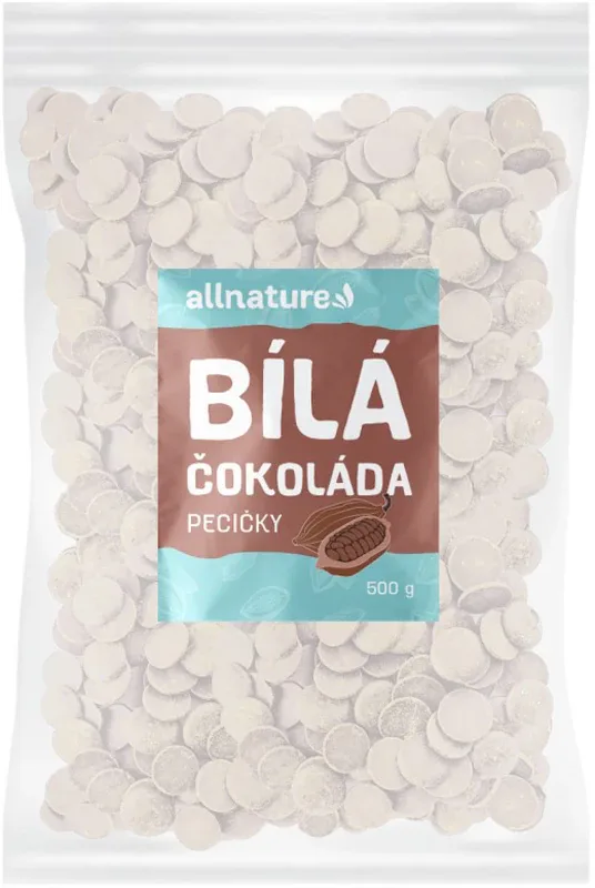 Шоколад белый в гранулах Allnature, для выпечки, 500 г