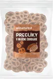 Крендельки в молочном шоколаде Allnature Precelki, слегка солёные, хрустящие, 500 г — фото 1
